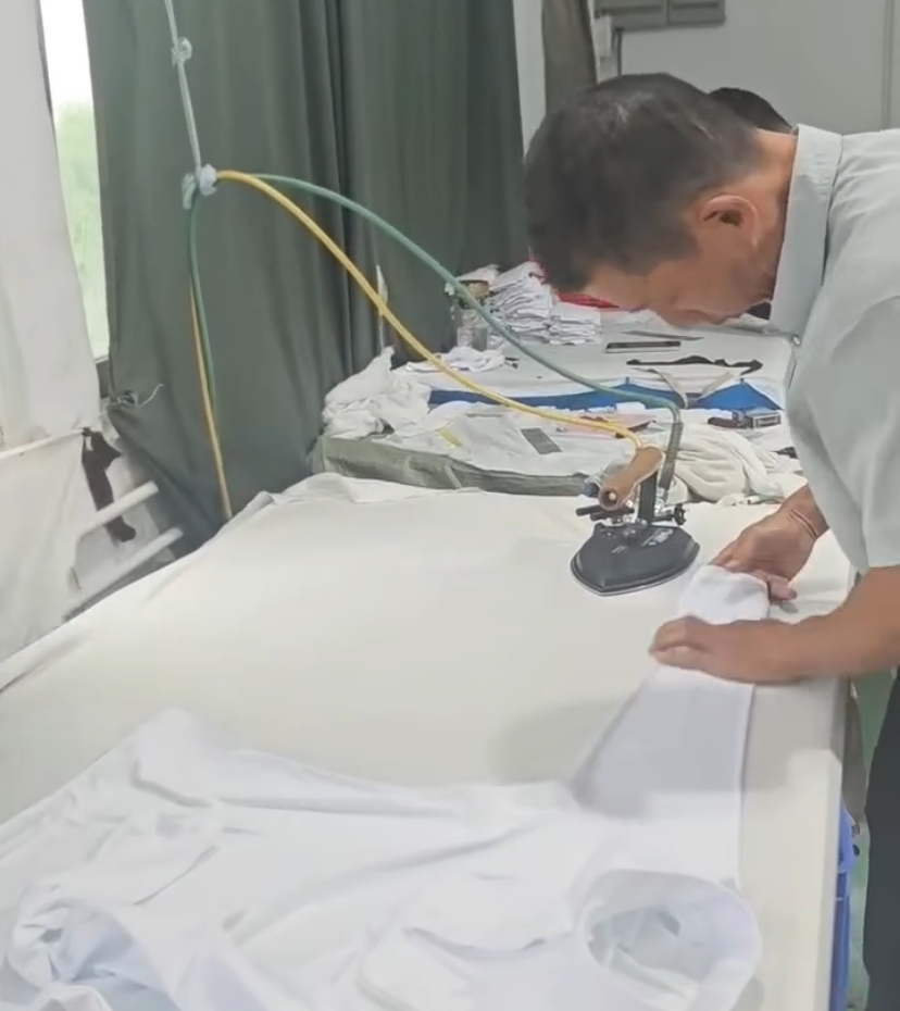 Equestrian Apparel Manufacturer Ironing Process