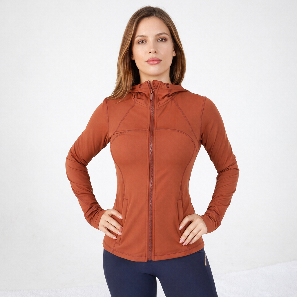 riding jackets in orange color