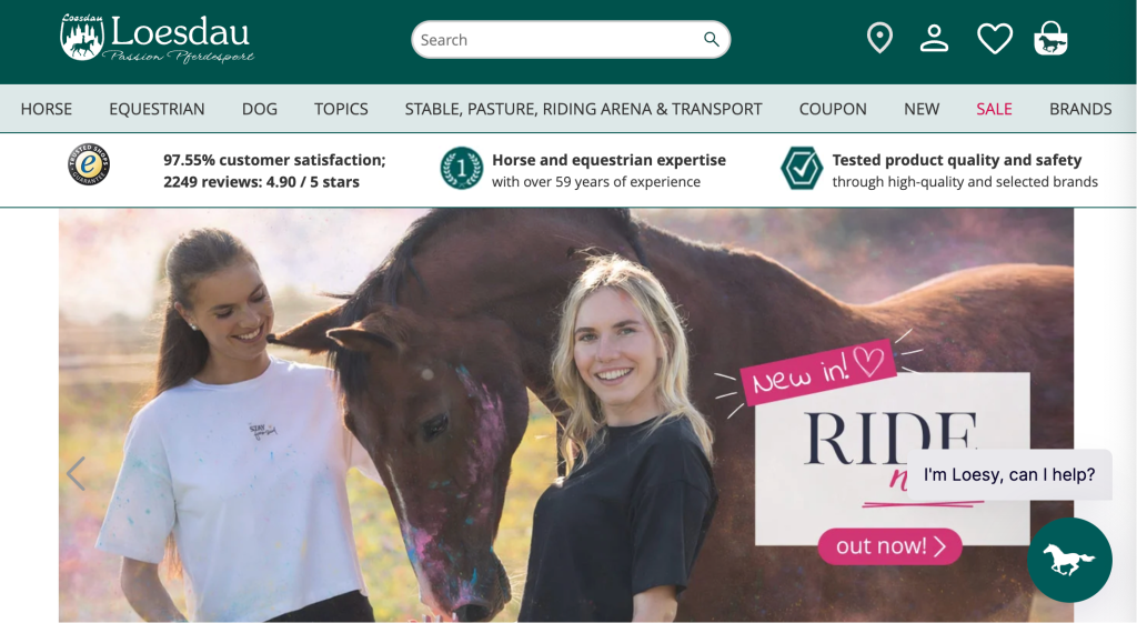 German Equestrian Brands - Loesdau