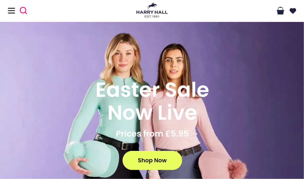Top 10 UK Equestrian Brands - Harry Hall