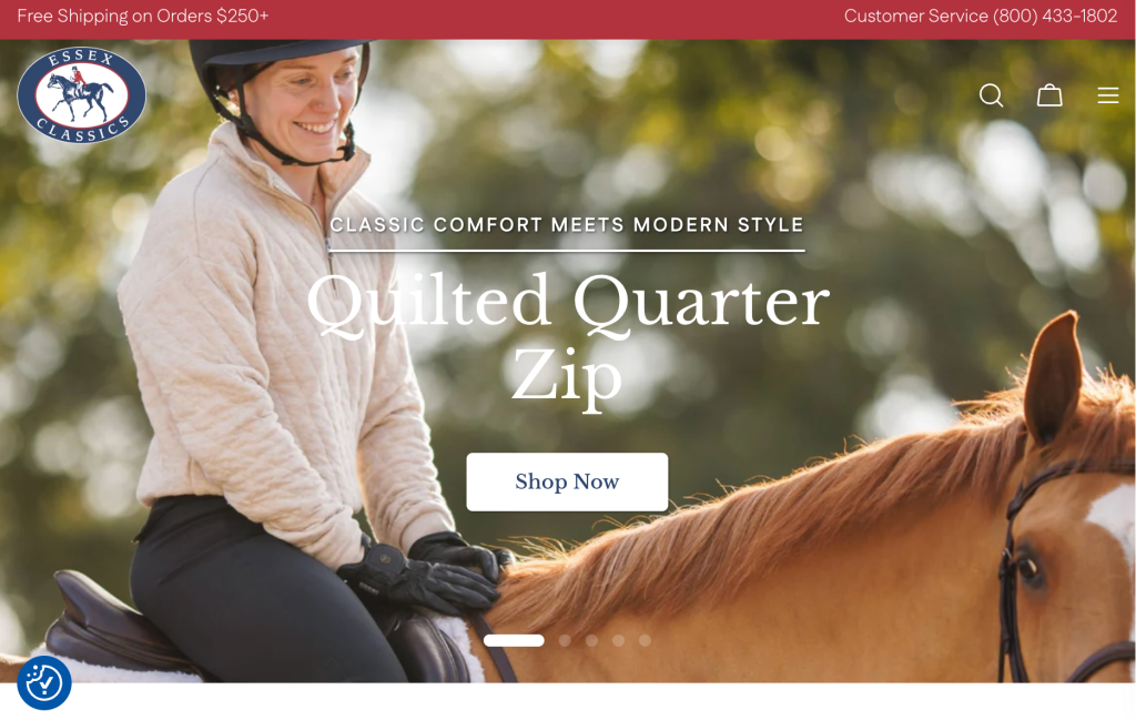 top US Equestrian clothing brands - Essex classic