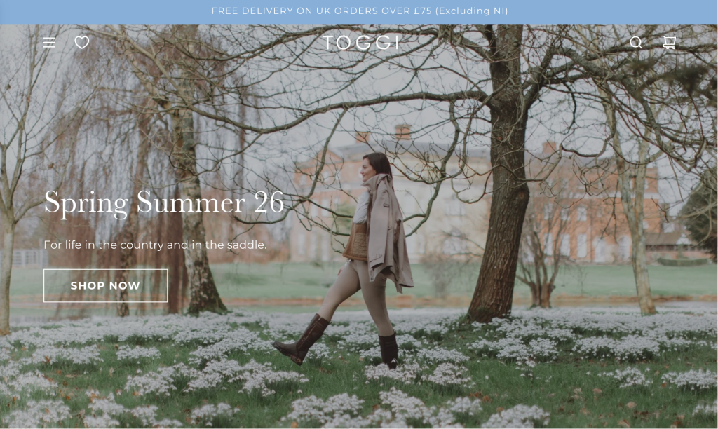 Top 10 UK Equestrian Brands - Toggi